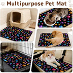 Dog Food Mat for Bowls, Absorbent Quick Dry Dog Cat Mats for Food and Water - Image 6