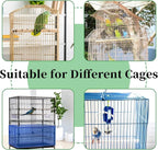 Daoeny Large Bird Cage Cover, Bird Cage Seed Catcher, Adjustable Soft Airy - Image 6
