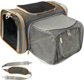 Mr. Peanut's Expandable Airline Approved Soft Sided Pet Carrier, Luxury Travel by MrPeanuts