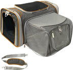 Mr. Peanut's Expandable Airline Approved Soft Sided Pet Carrier, Luxury Travel by MrPeanuts