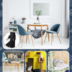 Unittype 2 Pieces Cat Cage Hammock Hanging Pet Bed Double Layer Soft Plush - Image 4