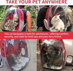 Cat Backpack Carrier, Back Expandable Pet Backpack - Image 7