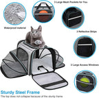 Airline Approved Portable Pet Carrier 2 Sides Expandable Soft-Sided Large Cats - Image 4