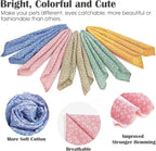 4PCS Spring Dog Bandanas Cat Birthday Cute Soft Cotton Puppy Scarfs Washable - Image 3