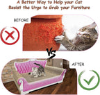 Luxury Cardboard Cat Scratcher Sofa Bed, Couch Shaped Scratching Board - Image 5