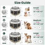 Love's cabin Pet Puppy Dog Playpen, Large Dog Tent Crates Cage Indoor/Outdoor - Image 2