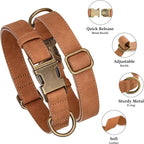 Didog Soft PU Leather Dog Collar, Stylish Quick Released Dog Collars - Image 2