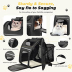Zavothy Cat Backpack Carrier, Expandable Airline Approved Pet Backpack - Image 3