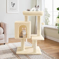 Allewie 29 Inches Cat Tree Tower/Plush Perches Platform/Condo/House/Sisal by Allewie