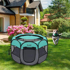 Pet Cat Playpen for Indoor Cats Enclosed, Puppy Dog Play Pen for Outdoor Travel - Image 7