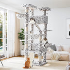 Allewie 81 Inches Tall Cat Tree/Multi-Level Large Climbing Tree House and Towers by Allewie