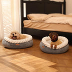 FUKUMARU Dog Bed, Calming Donut Dog Beds, Plush Faux Fur&Corduroy Cat Beds - Image 9