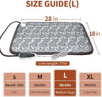 Dog Heating Pad 28x18in with Smart Thermostat Switch and Power Line Protection - Image 2