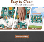 Cute Cat Dog Food Mat, Absorbent Pet Feeding Mat - Image 4