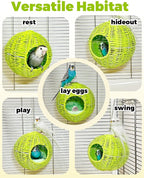 Chewproof Steel Frame Bird Nest - Image 6