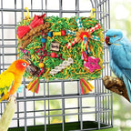 Bird Toys Parakeet Toys, Large-Sized Parrot Foraging & Shredding Cage Hanging - Image 6