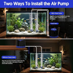 QZQ Aquarium Air Pump, Quiet Fish Tank Air Pump - Image 6