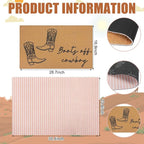 Tinideya 2 Pcs Door Mat Welcome Non Slip Coir Mats Floor Layering Doormats - Image 2