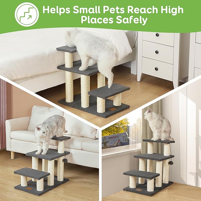 Pawque Dog Stairs & Cat Scratching Post Pet Steps - Image 3