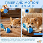 Interactive Dog Toys, 2026 Upgraded Motion Activated Automatic Rolling Ball Toys - Image 5