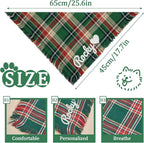 Personalized Dog Gifts with Embroidered Name Custom Dog & Cat Bandana - Image 6
