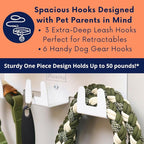 Dog Treat Holder For Wall Storage For Pets, Premium Pet Wall Organizer - Image 4