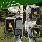 SUERTREE Bird Carrier Bag Bird Travel Cage - Image 2