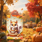 Fall Everyday Garden Flag 12x18 Inch Cute Red Squirrel - Image 7