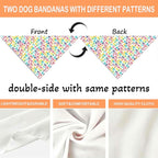 Birthday Dog Bandanas 1 Pack, Colorful HBD Dog Scarfs - Image 7