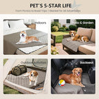 gogobunny 3X Stronger Waterproof Pet Blanket, Scratch Proof Furniture Protector - Image 3