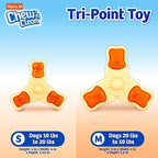 Chew ‘n Clean Chew Toy and Treat in One Chicken Flavored Tri-Point Dog Toy - Image 3