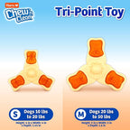 Hartz Chew ‘n Clean Chew Toy and Treat in One Chicken Flavored Tri-Point Dog Toy - Image 3