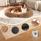 Cute Dog Bed for Medium Size Dog, Calming Medium Dog Cat Bed - Image 6