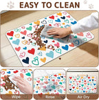 Dog Food Mat for Bowls, Absorbent Quick Dry Dog Cat Mats for Food and Water - Image 6