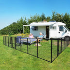 Dog Playpen Outdoor Extra Wide 32 Piece Panels Heavy Duty Dog Fence 47" Height - Image 2