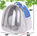 Front Expandable Cat Backpack Carrier, Fit up to 20 lbs, Space Capsule - Image 2