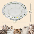 Super Soft Small Dog & Cat Bed, Anti-Anxiety Puppy Cuddler, Cozy Round Fluffy - Image 3