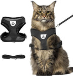 shudyear Summer cat Chest Harness and Leash, Anti-Escape Adjustable Soft mesh by Shudyear