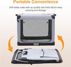 Dog Travel Crate 36 Inch, Portable Soft-Sided Travel Carriers - Image 4