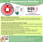 Inflatable Dog Cone with Anti-Licking Clear Shield, Protective Dog Donut Collar - Image 3