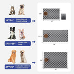 Cooyes Large Dog Food Mat 17.5"×36", Ultra-Absorbent Dog Bowl Mat - Image 6