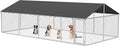 Outdoor Dog Enclosure Heavy Duty Dog Kennel House Mesh Dog Big Cage Pet Kennel by MoonlightManor