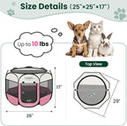 Love's cabin Pet Puppy Dog Playpen, Small Dog Tent Crates Cage Indoor/Outdoor - Image 3