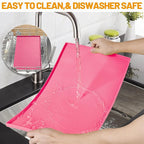 Hubulk Dog Feeding Mat, 100% Waterproof Food Grade Silicone Pet Food and Water - Image 7