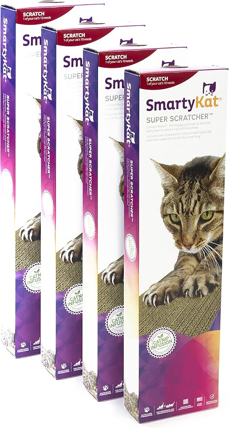 SmartyKat Super Scratcher Wide Corrugated Cat Scratcher by SmartyKat