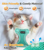 Halypet Cat Harness and Leash Set Escape Proof Adjustable Cat Leash Comfortable - Image 3
