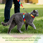 Cat Harness and Leash Set, Anti Escape Adjustable Cat Leash, Comfortable Soft - Image 3