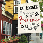 Pet Memorial House Flag No Longer By My Side Forever in Our Heart 28x40 Inch - Image 6