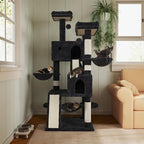 MUTICOR 66 Inches Multi-Level Large Cat Tree Tower - Image 2