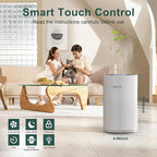 Air Purifiers for Bedroom Home up to 1250 ft², Vniup H14 True HEPA Room Air - Image 6